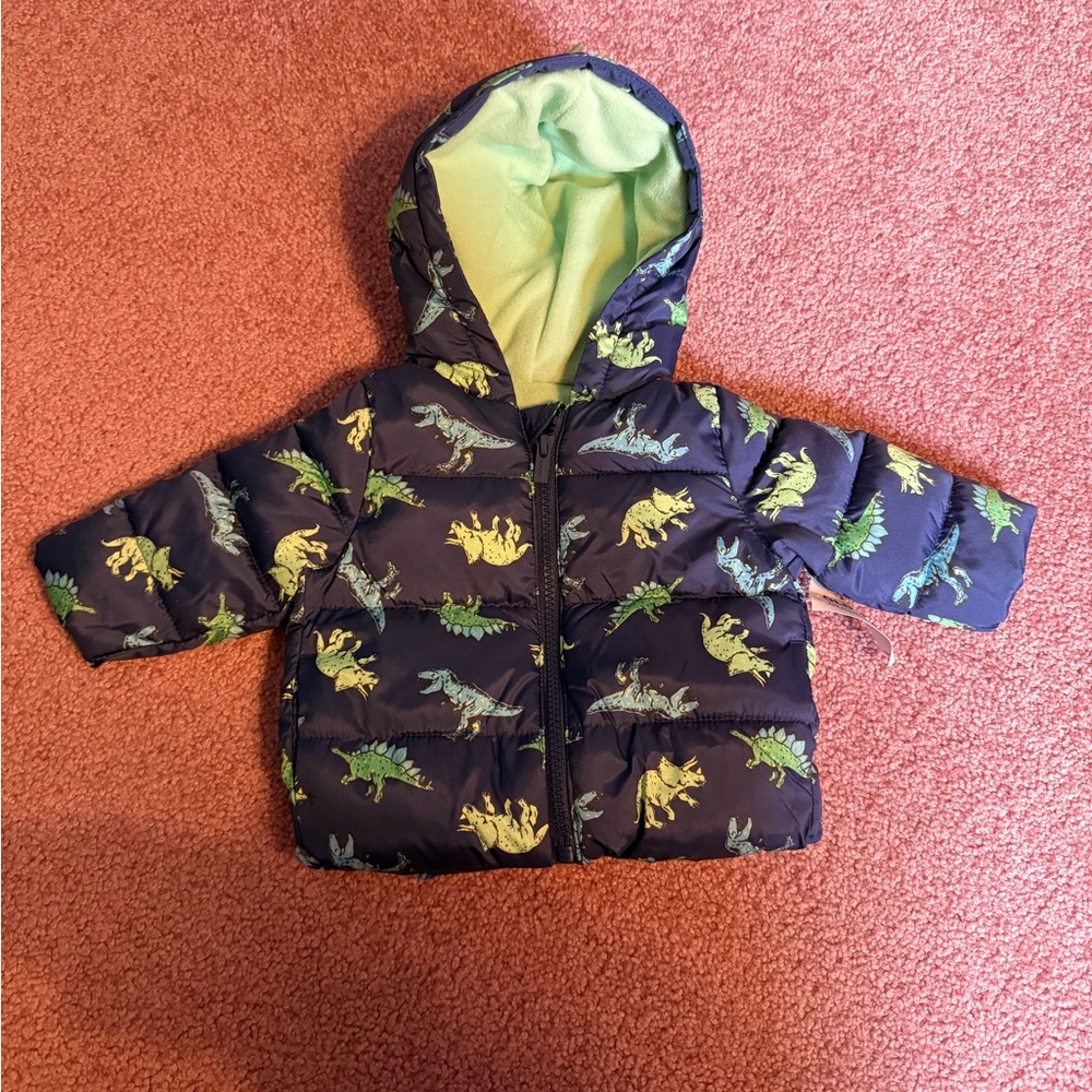 Baby Dinosaur Puffer Jacket